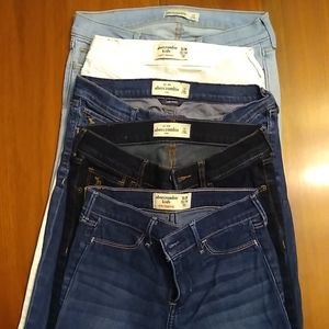 5 pairs Abercrombie kids size 13/14 & 14